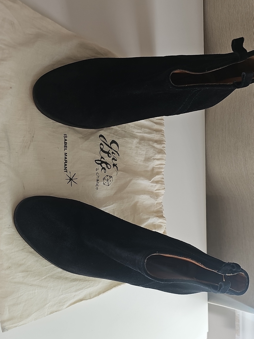 Isabel Marant Men’s Black Suede Chukka Boots